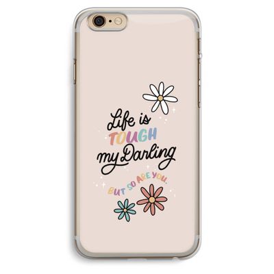 Tough Life: iPhone 6 Plus / 6S Plus Transparant Hoesje