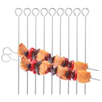 Barbecue Spiesen - 36x - Metaal - 27,5 cm - Rond Handvat - BBQ Barbecue Spiesen - 36x - Metaal - 27,5 cm - Rond Handvat - BBQ