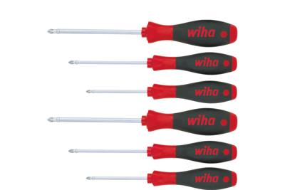 Wiha 311K6 Schroevendraaierset SoftFinish Phillips, Pozidriv 6-delig - 26146