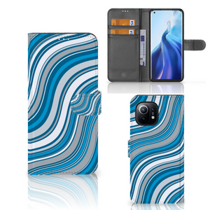 Xiaomi Mi 11 Telefoon Hoesje Waves Blue