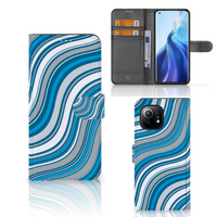 Xiaomi Mi 11 Telefoon Hoesje Waves Blue - thumbnail