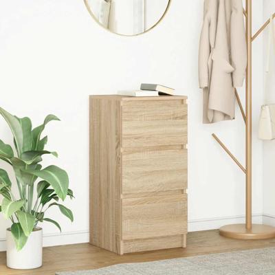 Dressoir 37,5x35x76cm bewerkt hout sonoma eikenkleurig