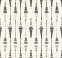 rabaul ikat grijs en beige geometrisch behang