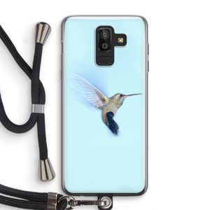 Kolibri: Samsung Galaxy J8 (2018) Transparant Hoesje met koord