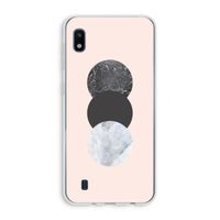Marmeren cirkels: Samsung Galaxy A10 Transparant Hoesje