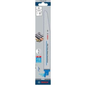 Bosch Professional S1130CF PRO Reciprozaagblad 225mm Thick Metal Demolition VE=5 - 2608657528