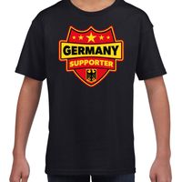 Duitsland / Germany schild supporter t-shirt zwart voor kindere