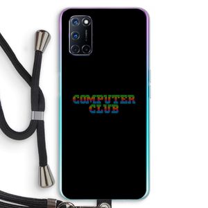 Retro: Oppo A92 Transparant Hoesje met koord