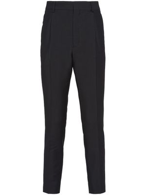 Prada pantalon de costume en laine mélangée - Noir