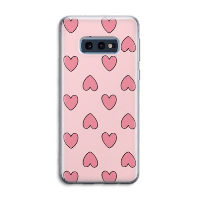 Ondersteboven verliefd: Samsung Galaxy S10e Transparant Hoesje