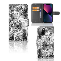 Telefoonhoesje met Naam iPhone 13 Mini Skulls Angel - thumbnail