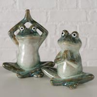 Boltze Home figuur steffo kikker h14cm