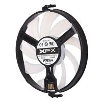GPU Cooler grafische kaart ventilator VGA kaarten blower koeler voor XFX RX470 RX480 met rood licht