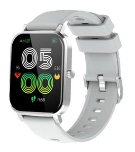 Denver SW-181GREY smartwatch / sport watch 4,32 cm (1.7") IPS Digitaal Touchscreen Zilver Refurbished