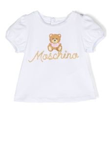 Moschino Kids t-shirt Teddy Bear en coton - Blanc