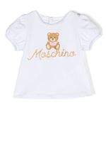 Moschino Kids t-shirt Teddy Bear en coton - Blanc