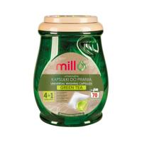 MILL ECO 2k universele wascapsules 2-in-1 groene thee 70 stuks (verpakking van 4 stuks)
