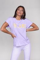 Colourful Rebel RBL AMS Shirt  Paars Dames - Boxy Fit - Organisch Katoen - thumbnail