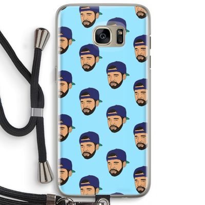 Drake Away: Samsung Galaxy S7 Edge Transparant Hoesje met koord