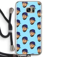 Drake Away: Samsung Galaxy S7 Edge Transparant Hoesje met koord