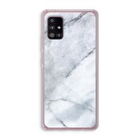 Witte marmer: Samsung Galaxy A51 5G Transparant Hoesje