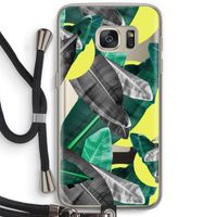 Fantasie jungle: Samsung Galaxy S7 Transparant Hoesje met koord