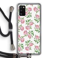 Kleine roosjes: Samsung Galaxy A41 Transparant Hoesje met koord