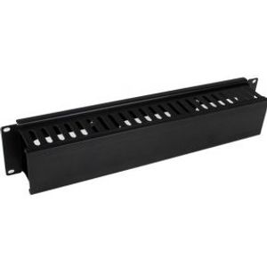 StarTech.com 2U horizontaal vingergoot-rekkabelpaneel met afdekking