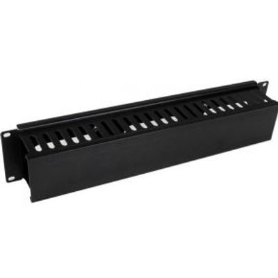 StarTech.com 2U horizontaal vingergoot-rekkabelpaneel met afdekking