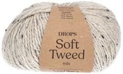 Drops Soft Tweed Mix 020 Zout en Peper