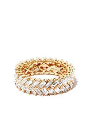 Anita Ko bague en or 18ct pavé de diamants