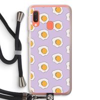 Bacon to my eggs #1: Samsung Galaxy A20e Transparant Hoesje met koord
