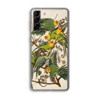 Carolinaparkiet: Samsung Galaxy S21 Plus Transparant Hoesje