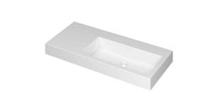 Wastafel INK Momento 1000x450x90 mm Glans wit 3421038