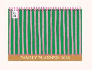 Pepa Lani Family Planner 2026 Coloured Zebra