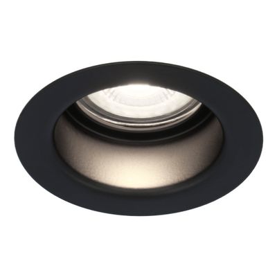 HOFTRONIC™ Mari LED inbouwspot verzonken - 3.8 Watt - Daglicht wit 6000K -GU10 LED module - Dimbaar - Lagere inbouwdiepte - voor binnen en buiten - Zwart