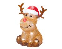 Led rendier l13b16h20cm20l brn/kwt Lumineo - Lumineo