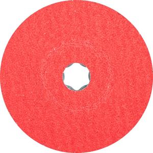 PFERD TOOLS 64193102 Combiclick keramische korrel fiberschijf Ø 125 mm Co-Cool 24 voor roestvrij staal Diameter 125 mm