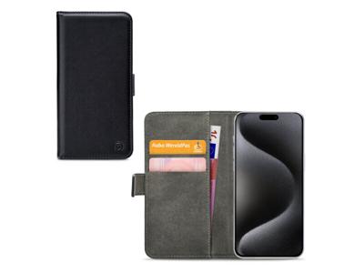 Mobilize Mobilize Classic Gelly Wallet Book Case Apple iPhone 15 Pro Max Black