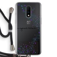 Sterren: OnePlus 7 Transparant Hoesje met koord