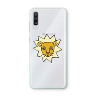 Kleine leeuw: Samsung Galaxy A70 Transparant Hoesje
