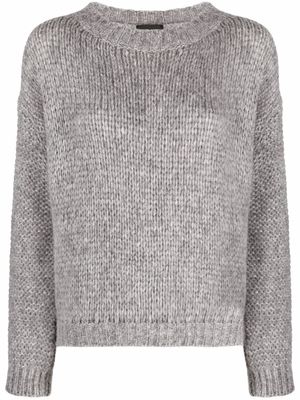 Roberto Collina pull Cable en maille - Gris