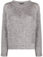 Roberto Collina pull Cable en maille - Gris
