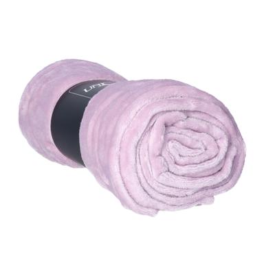 Unique Living Plaid - fleece deken - lila paars - polyester - 130 x 180 cm Unique Living Plaid - fleece deken - lila paars - polyester - 130 x 180 cm