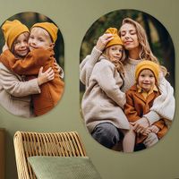 Fotocadeau: fotoafdruk op muurovaal (40 x 60 cm)