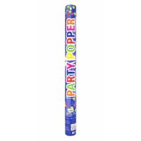 Confetti party kanon/shooter gekleurd 57  cm    -