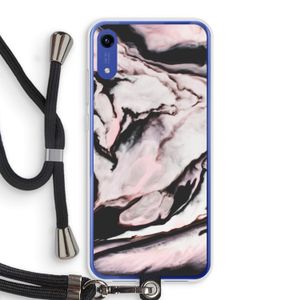 Roze stroom: Honor Play 8A Transparant Hoesje met koord