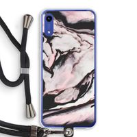 Roze stroom: Honor Play 8A Transparant Hoesje met koord