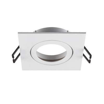 SLV InbouwringNew Tria 68 vierkant wit - zonder fitting - 1007328