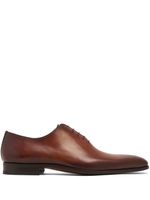 Magnanni chaussures oxford en cuir à bout en amande - Marron - thumbnail